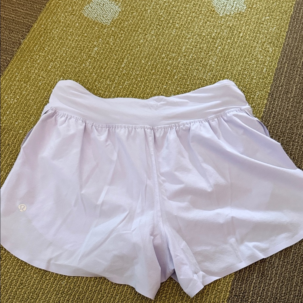 Lululemon Lavender Athletic Skort-Style Shorts